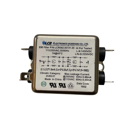 EMI-nätfilter LCR092.00721.00 Begagnad